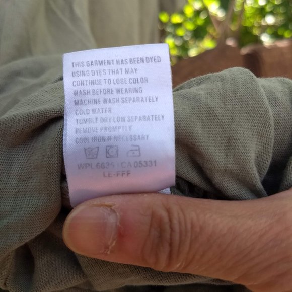 Woolrich light army green olive cotton short sleeve tshirt 🎈HOST PICK🎈 - Picture 8 of 8